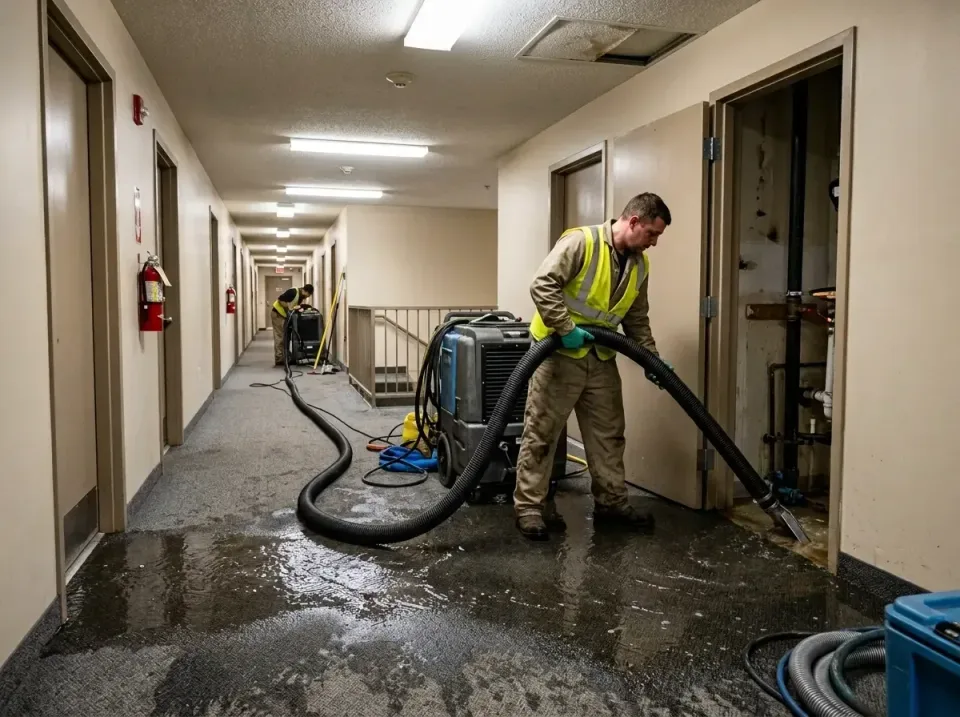 multi-unit-apartment-hallway-f-005 — frequently asked questions, Emergency Burst Pipe Water Extraction & Removal in Foothill…